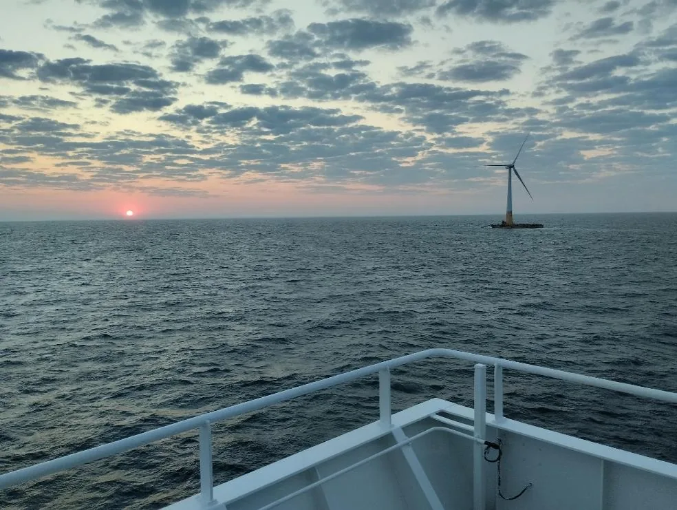 Floatgen floating offshore wind turbine at SEM-REV test site